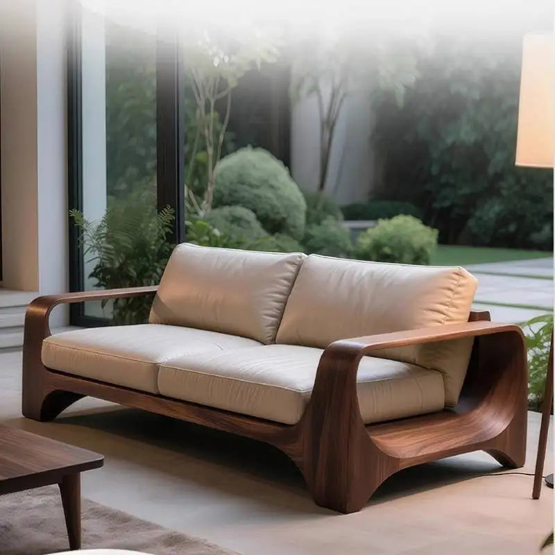 Classic Wood Living Room Sofas
