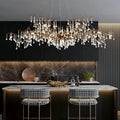 Vintage Branch Crystal Chandeliers For Dining Room