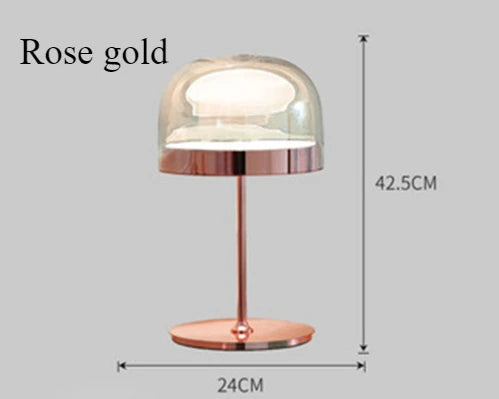 Italian Designer LED Decorative Bedside Lamp, Living Room Glass Floor Lamp