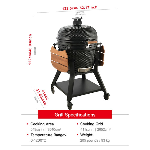 23 to 29-In Ceramic BBQ Grill