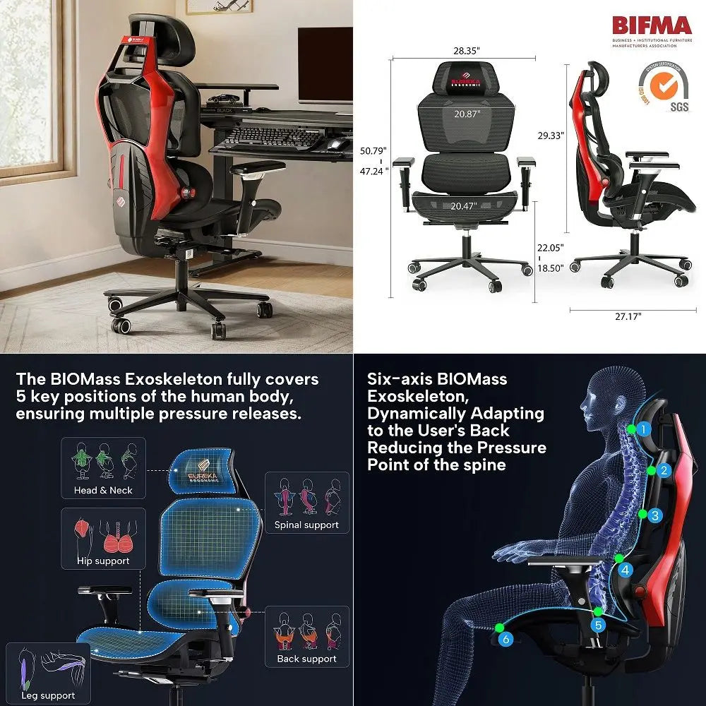 Ergonomic Office Chair, High Back Computer Desk Chair