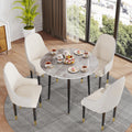 32" Sintered Stone Dining Table Round