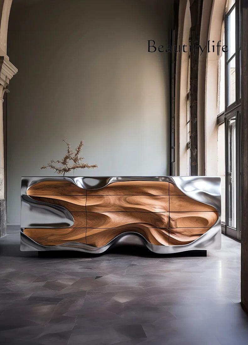 Modern luxury artist home dining room side cabinet