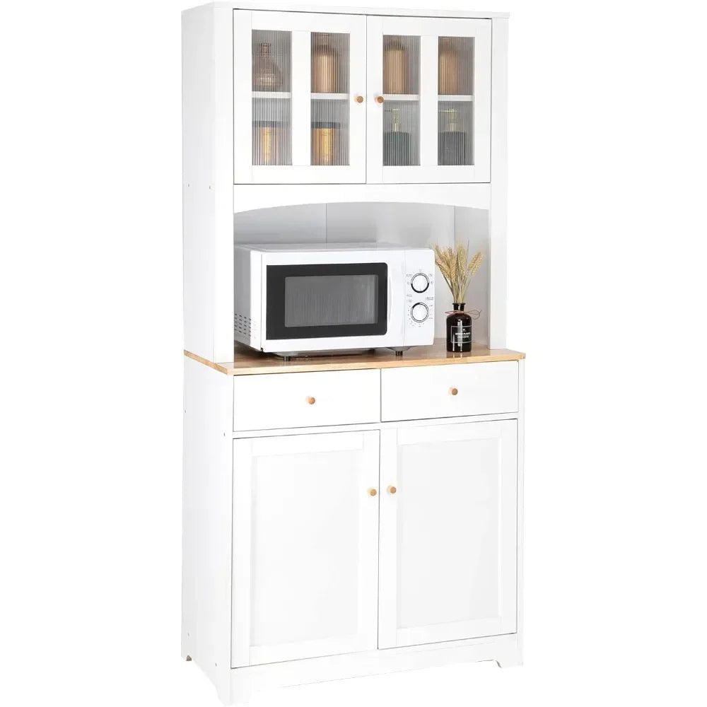 Buffet Cabinet with Hutch Pantry Storage