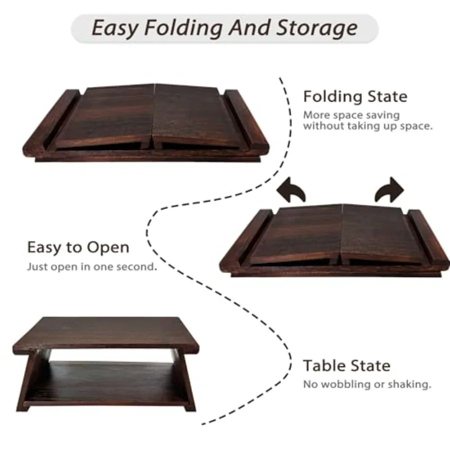 Japanese Low Floor Table Folding Coffee Table