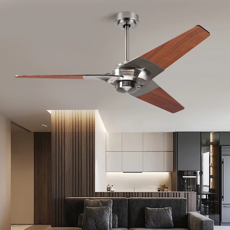 Modern Wooden LED Ceiling Fan