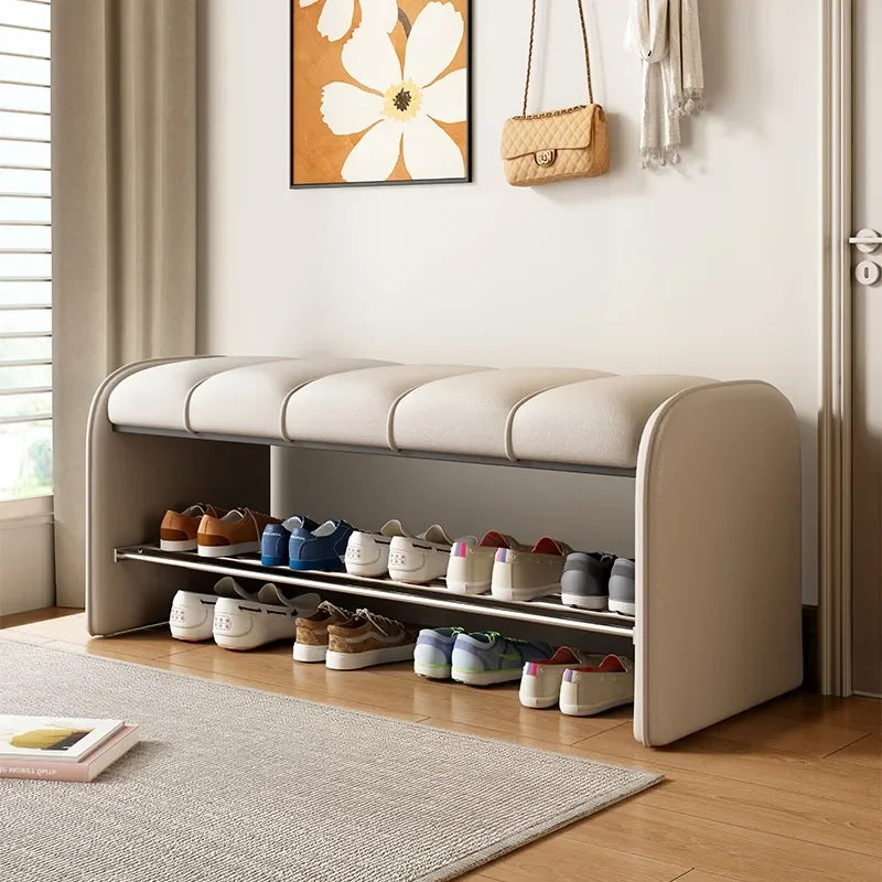 Shoe changing stool