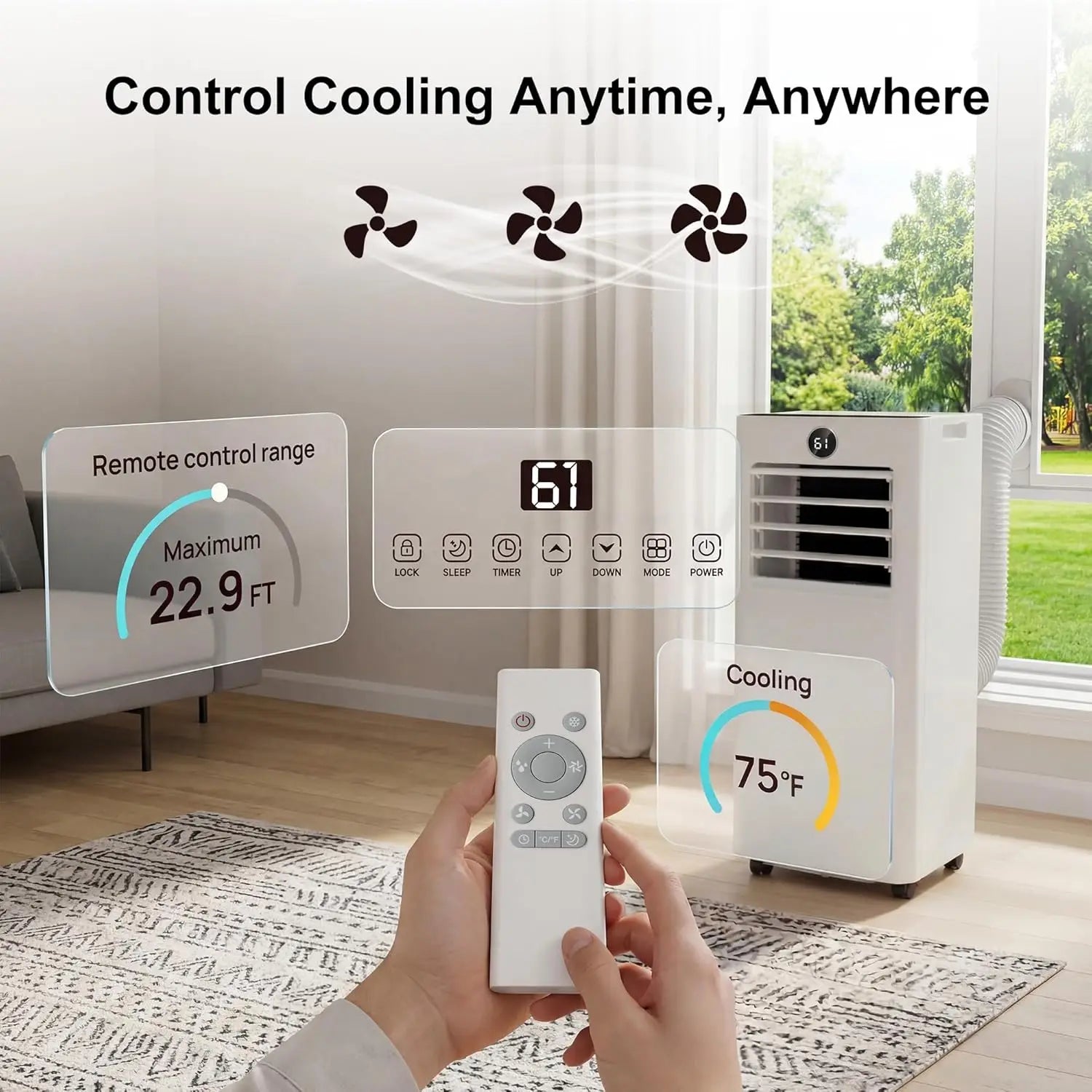 Portable AC Unit 8000 BTU Air Conditioner