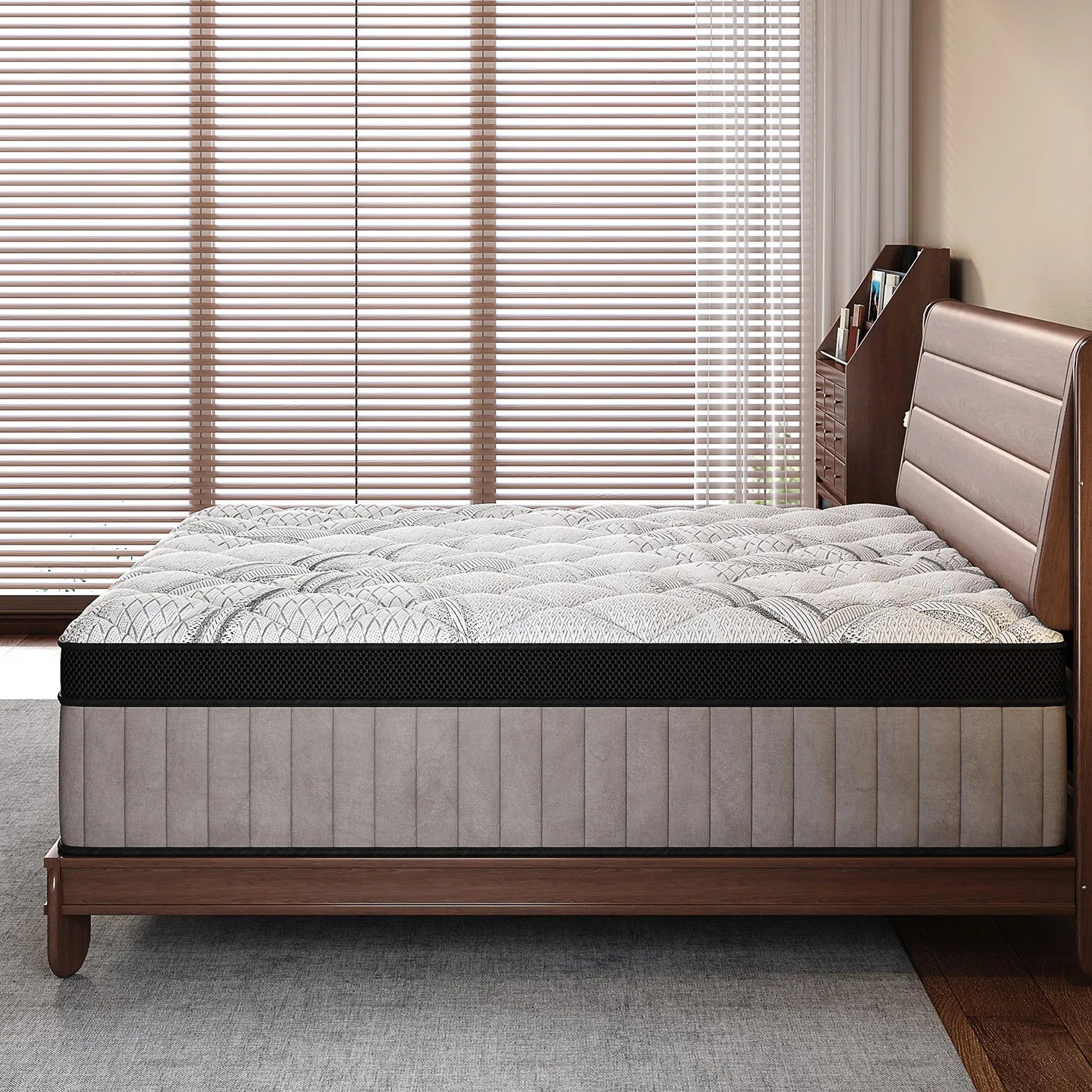 12" 14 Inch Gel Memory Foam Hybrid Mattress