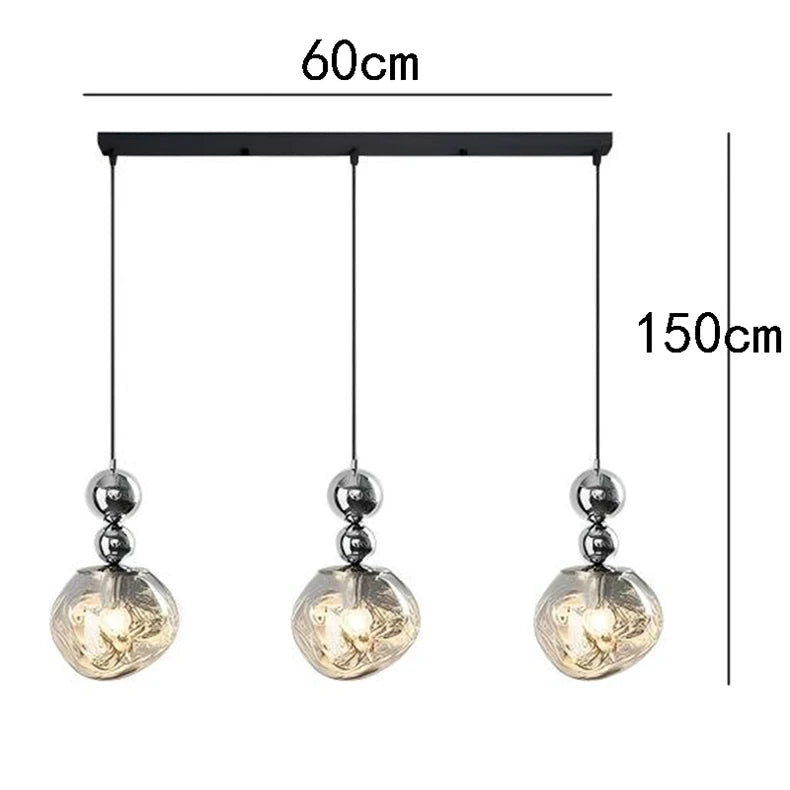 Simple, dining room chandelier