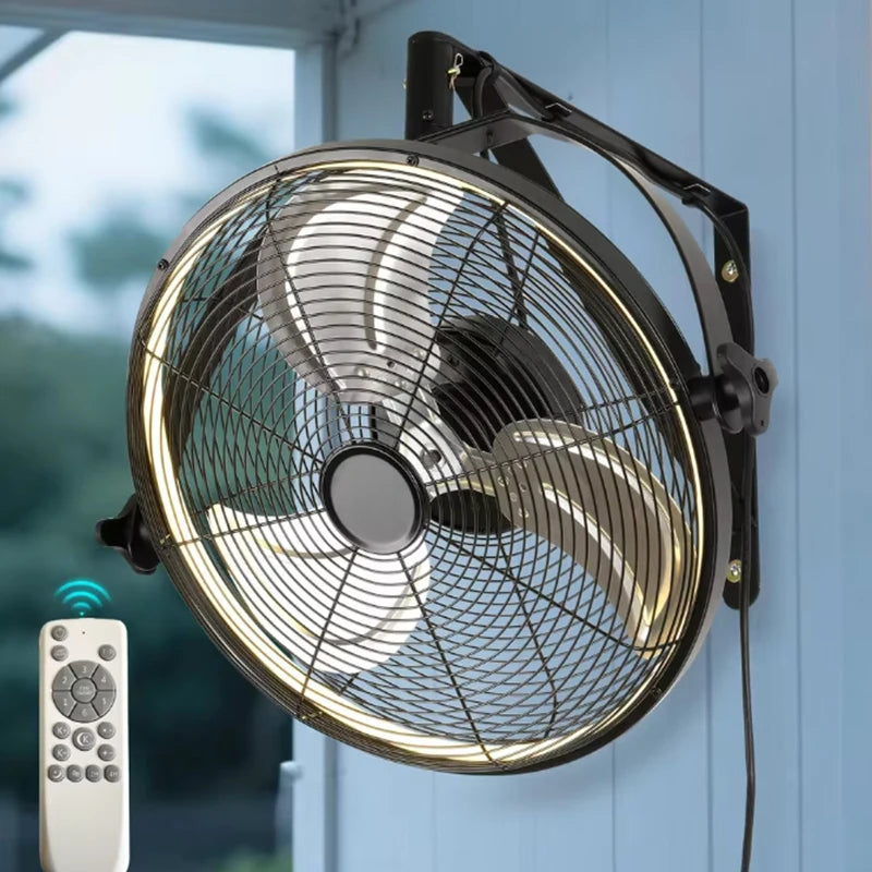 Large Wall Mount Fan 6 Speed Electric Fan Ventilation