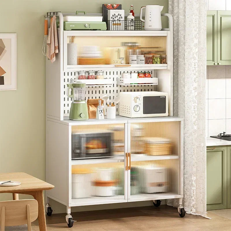 Modern Kitchen Cabinet Hutch Movable