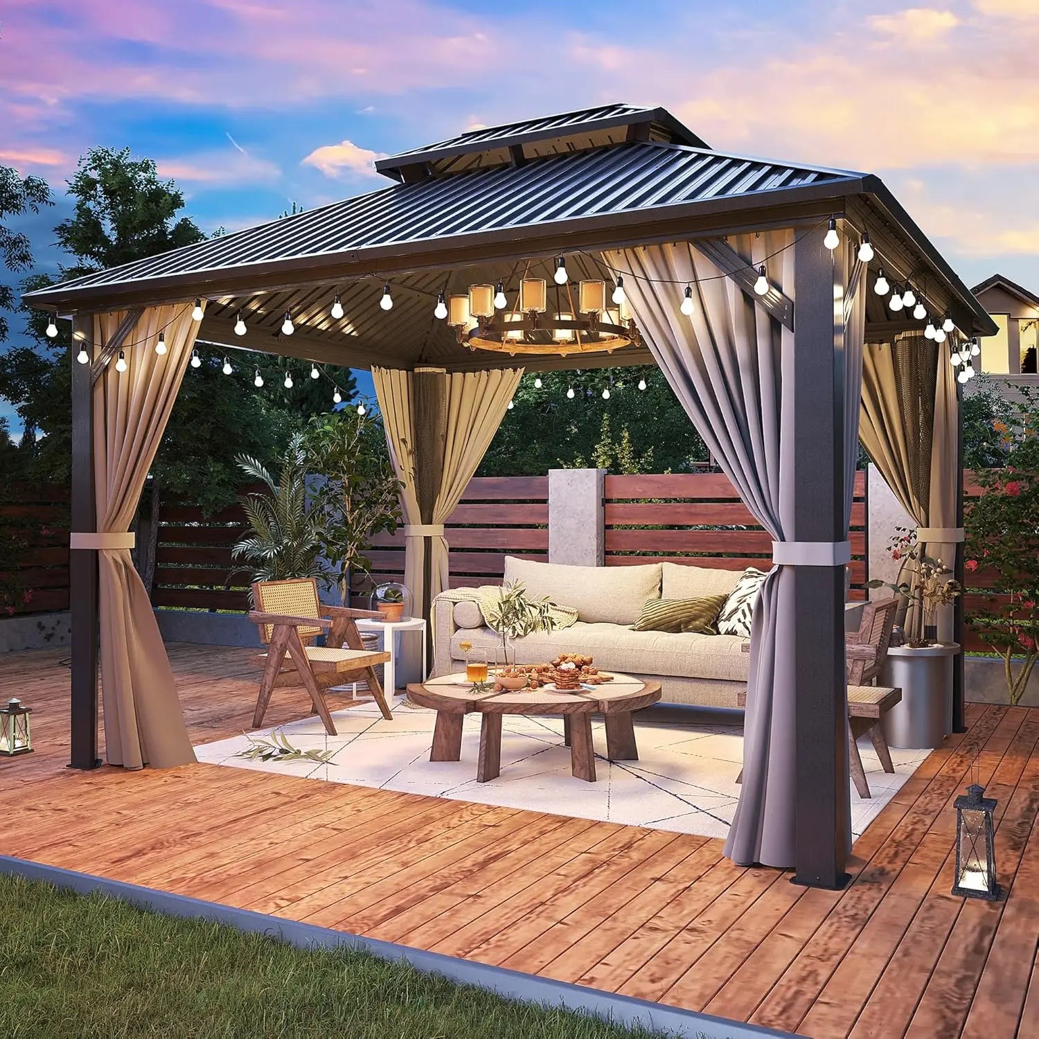 10'x12' Gazebo Hardtop Gazebo