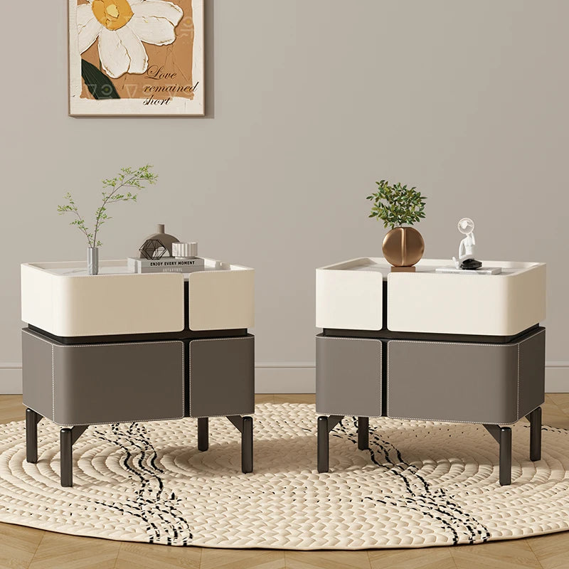 Set Of 2 Modern Luxury Nightstands