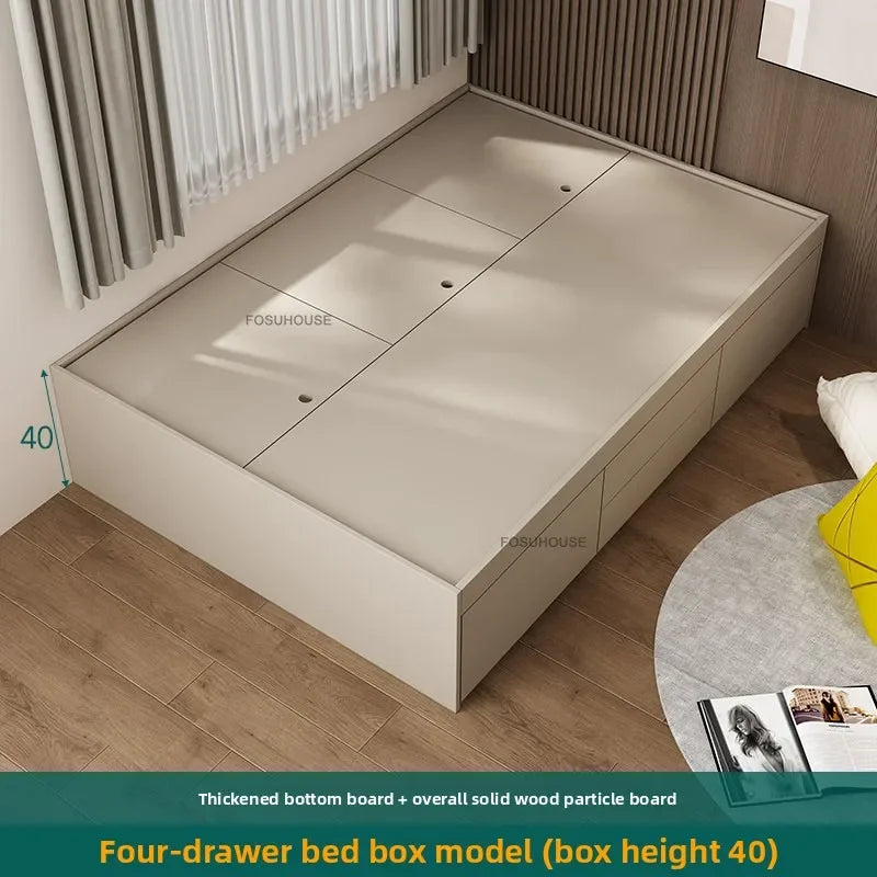 Japanese Tatami Solid Wood Bed Frames