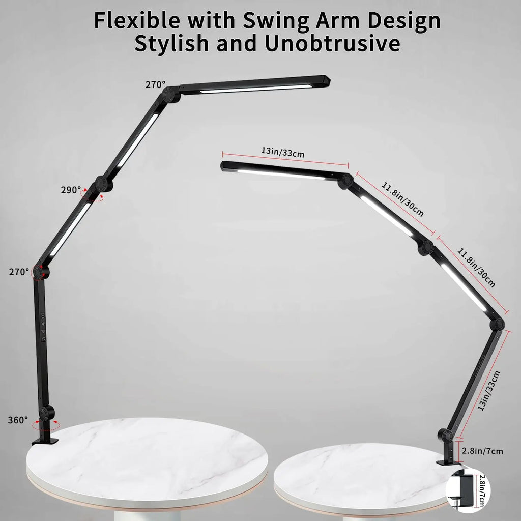 LED Desk Lamp with Flexible Clamp
