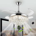 42" Crystal Ceiling Fan with Lightm
