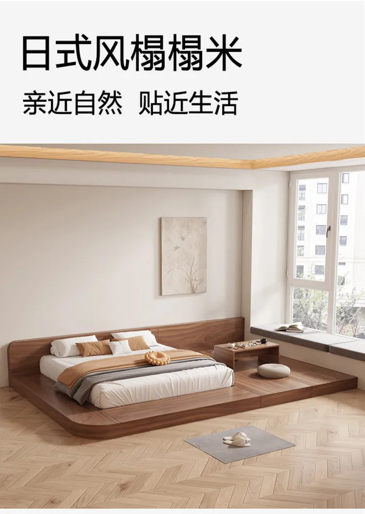 Japanese-style King Bed Tatami, Low Bed Double