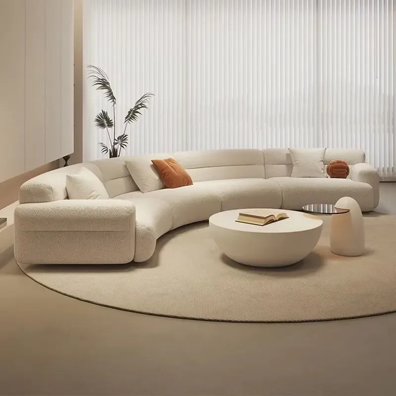 Modern Nordic Simple Velvet Fabric Sofa