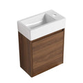 18 Inch Floating Small Bathroom Vanity With Single Sink