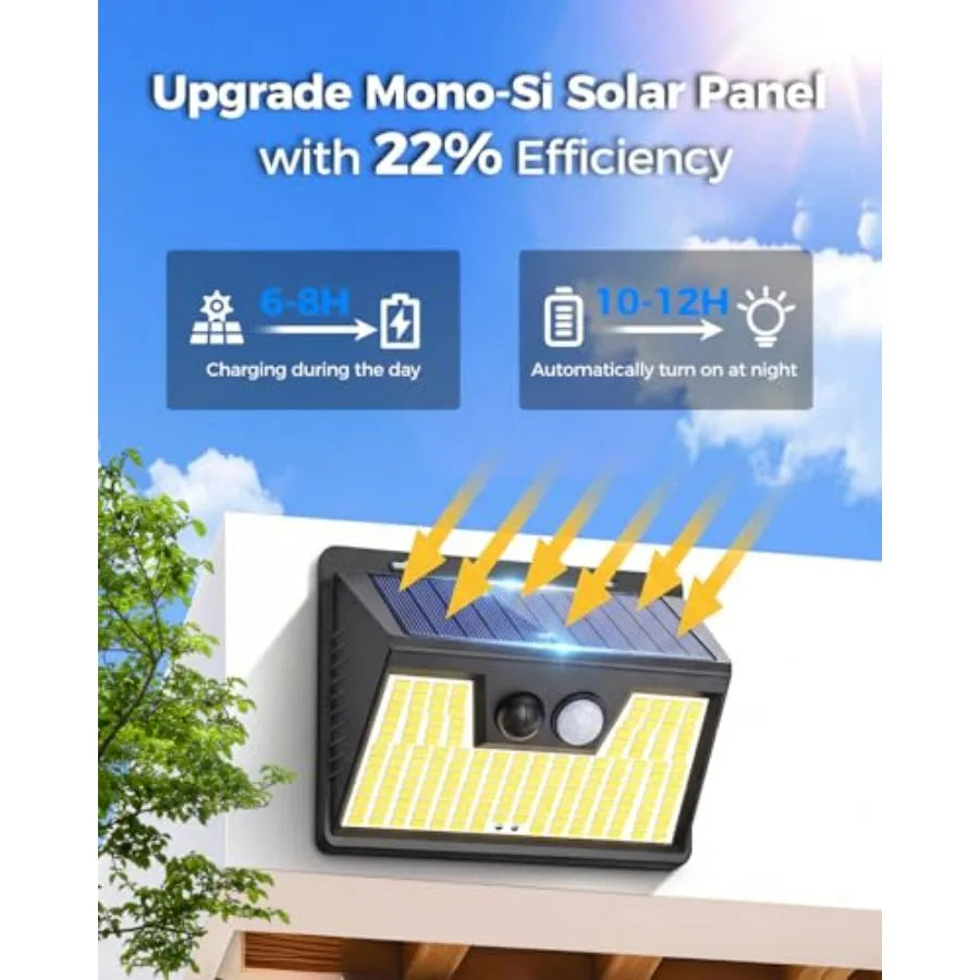 Solar Lights Outdoor Motion Sensor,
