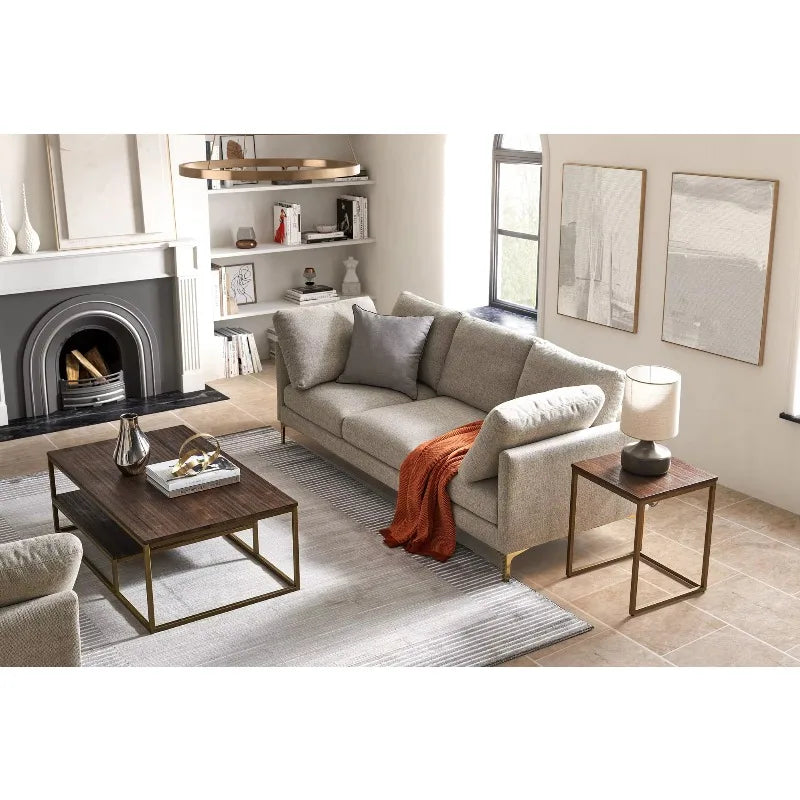 American Modern Style Fabric Sofa
