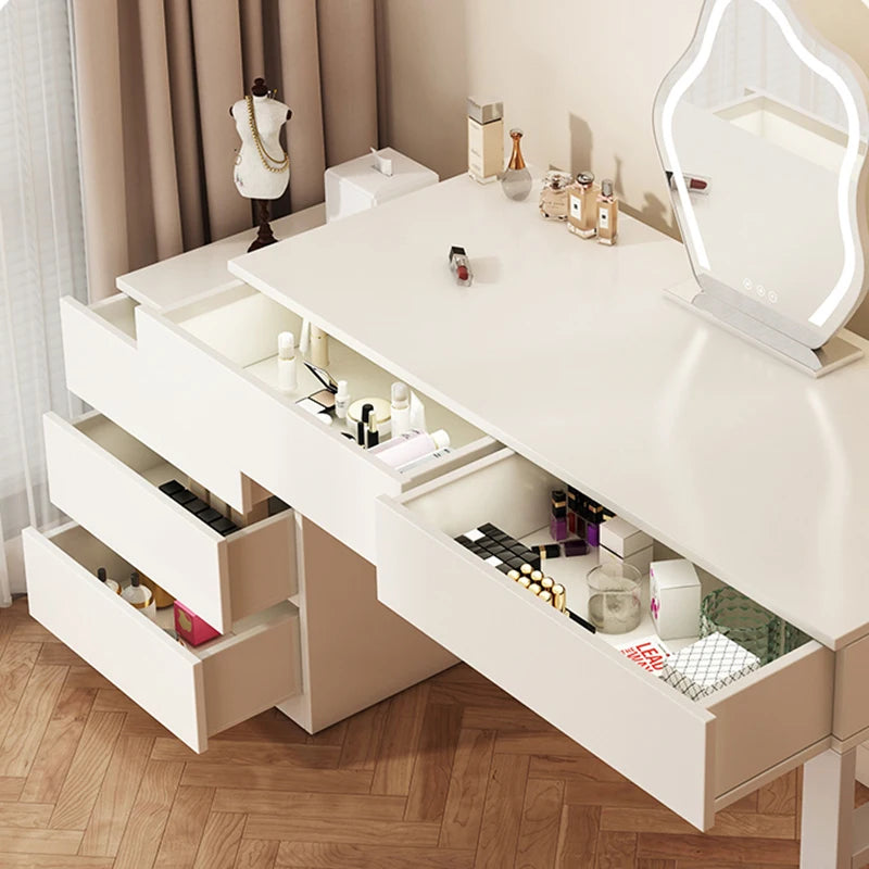 Elegant Minimalist Vanity Table Storage