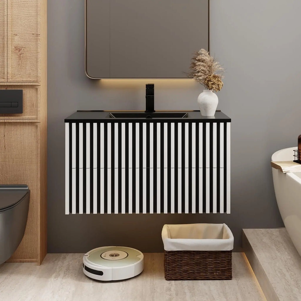 36" Floating Bathroom Vanity with Sink Combo,