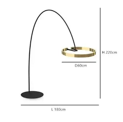 Designer Fishing Floor Lamp LED Living Room
