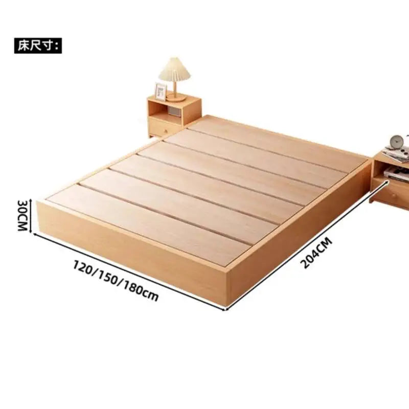 Bed Frame Sturdy Slat Easy Assembly