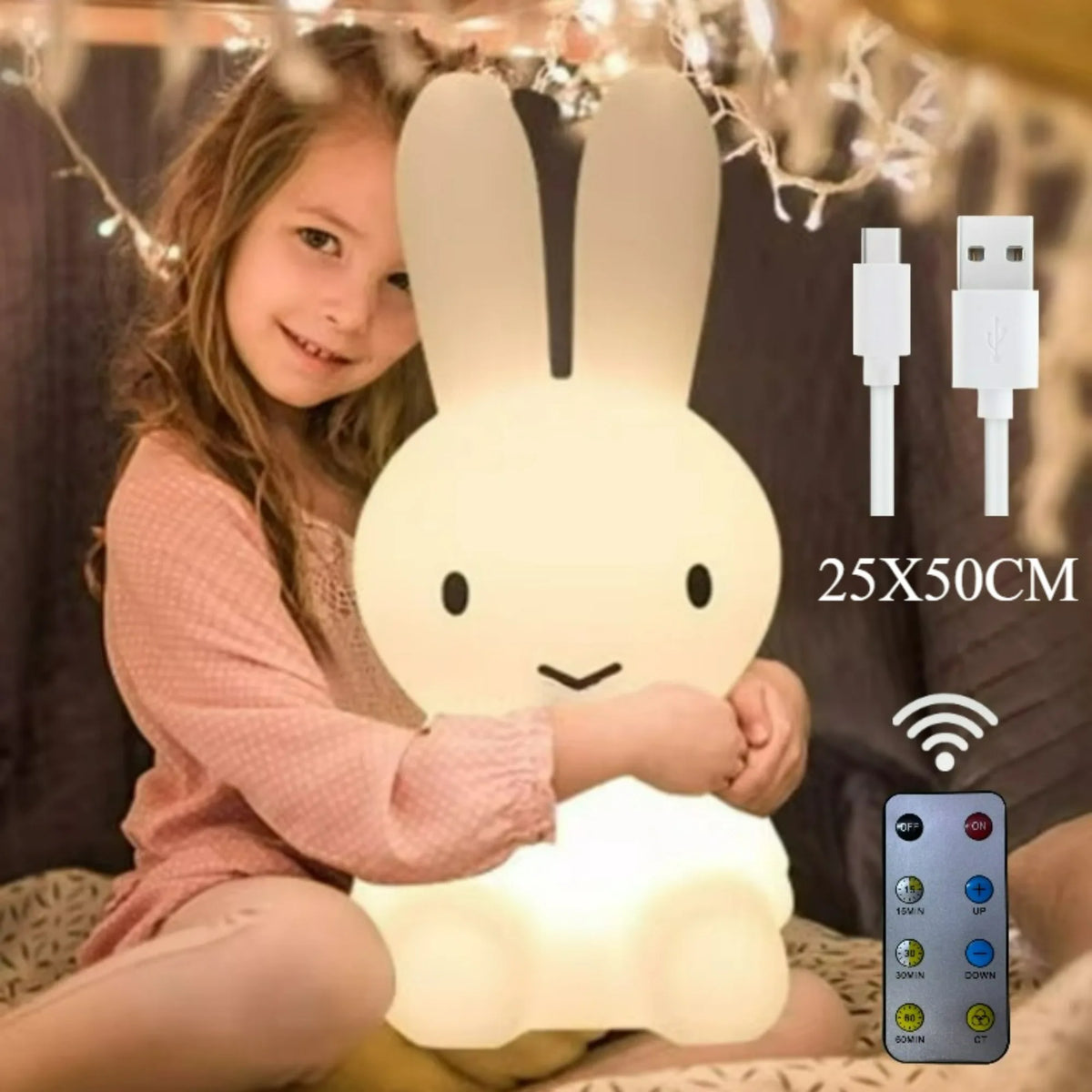 Cute Lighting Mood Light with Remote Control Dimming