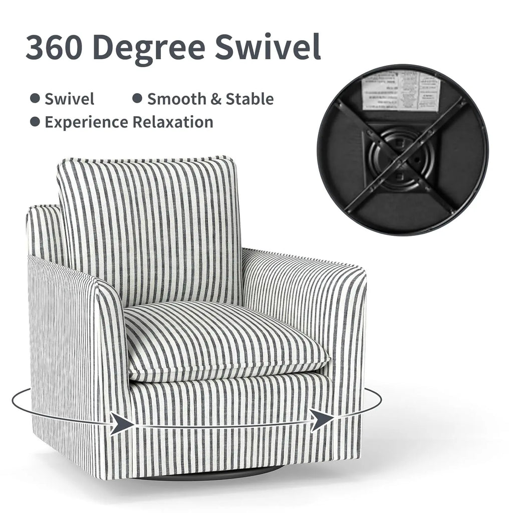 Swivel Accent Square Chair