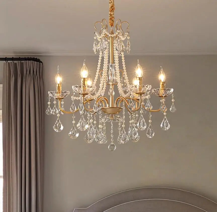 Modern Style Crystal Candle Chandelier