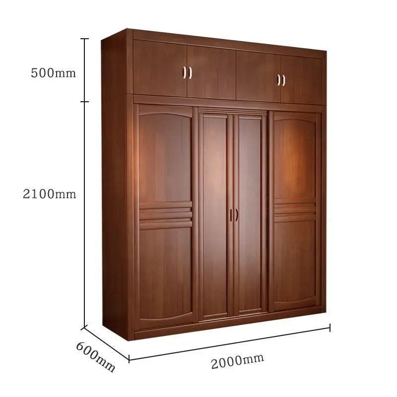Wardrobe Solid wood sliding door
