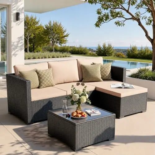 Patio Furniture Set 5 Piece