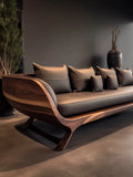 New Chinese black walnut sofa