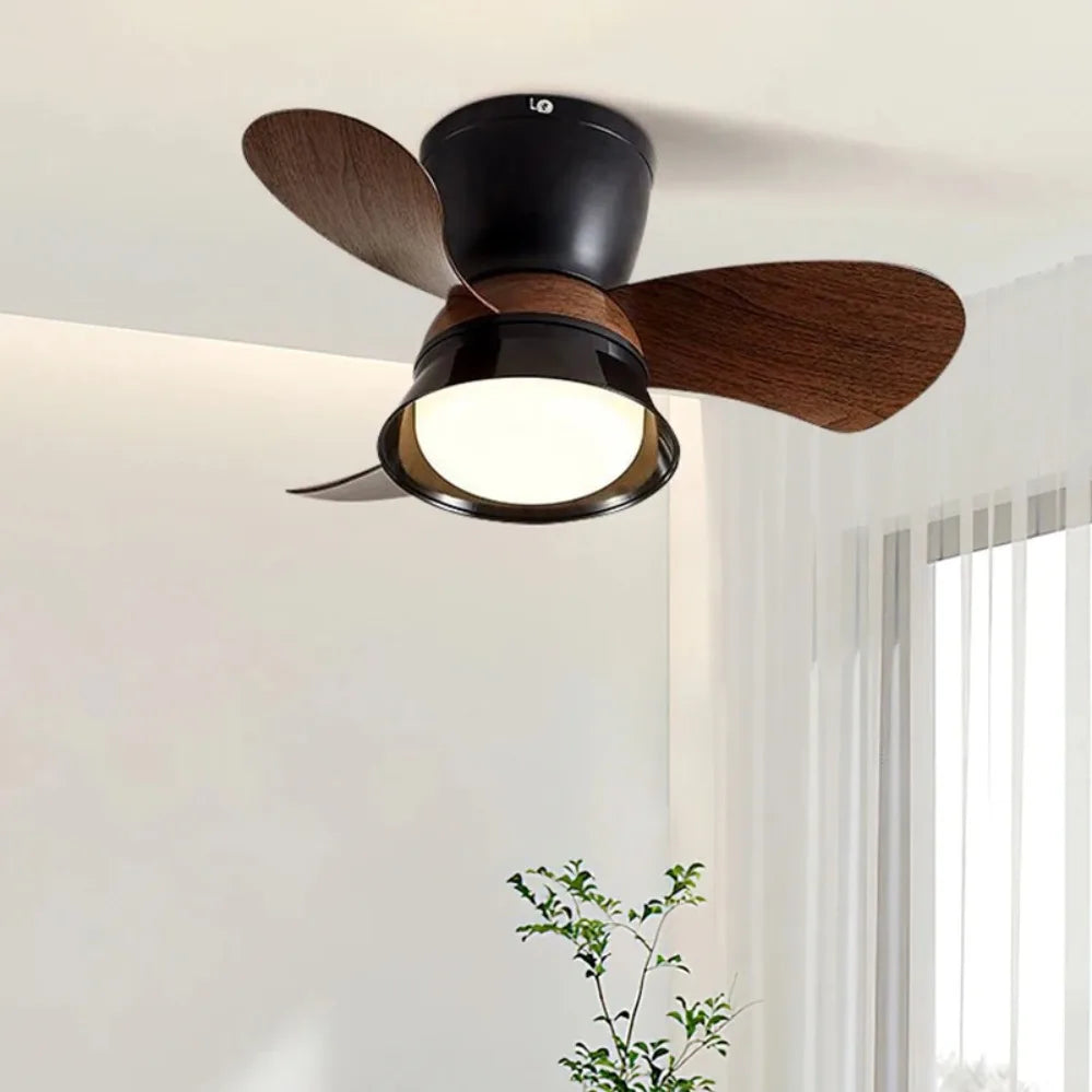 Nordic Ceiling Fan with Lights and Remote