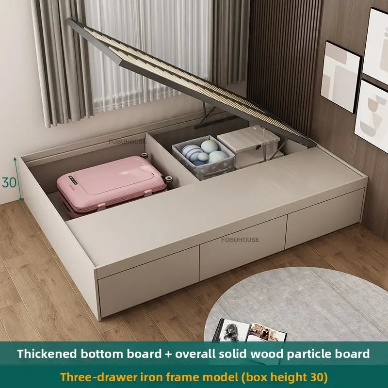 Japanese Tatami Solid Wood Bed Frames