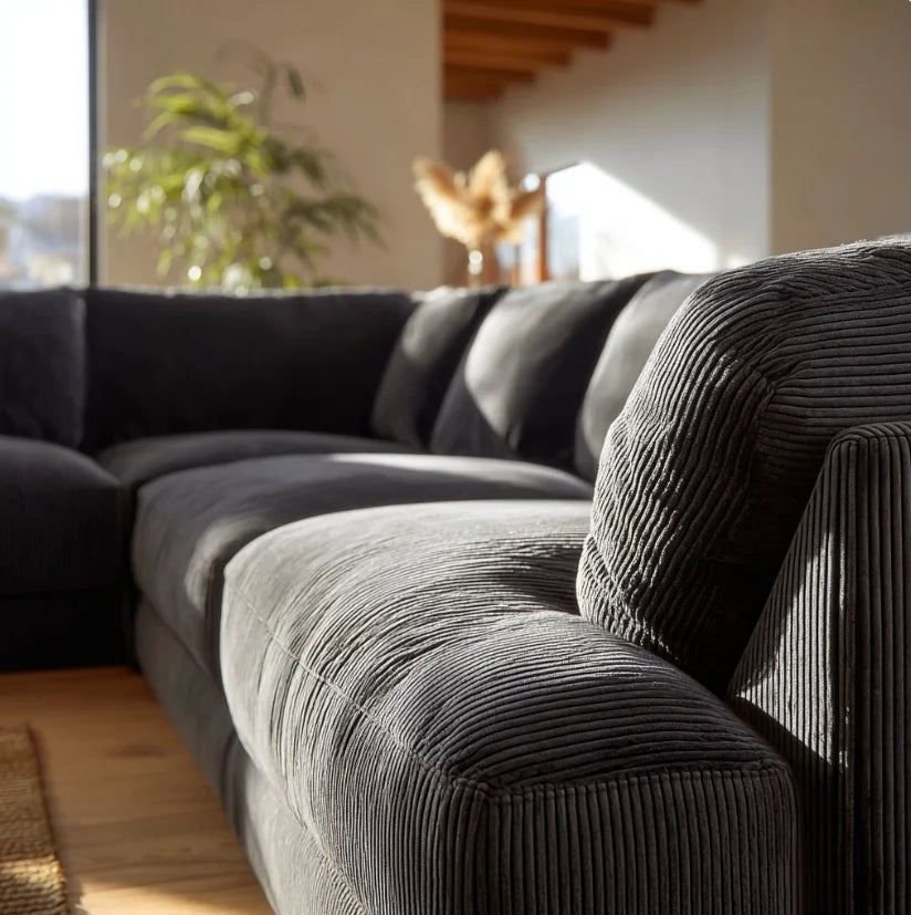 #Sectional Sofa Fluffy Vacuum Compressed Cloud Living Room Furniture Compression Couch Supplier