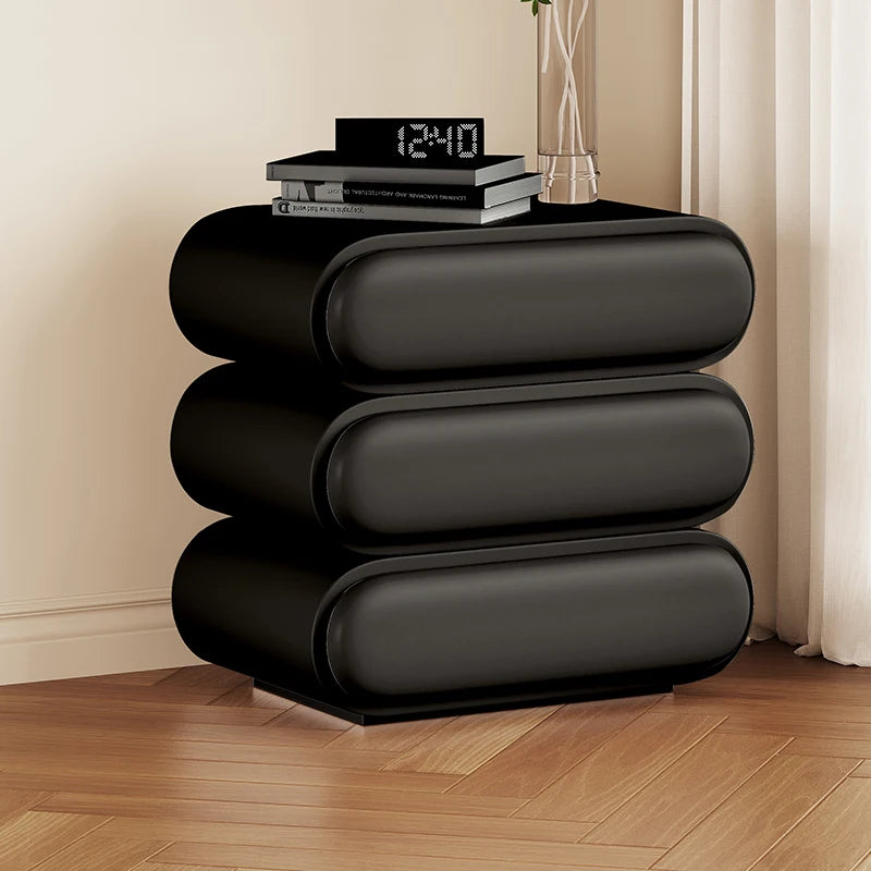 Unique Aesthetic Modern Design Bedside Table Elegant Nightstands