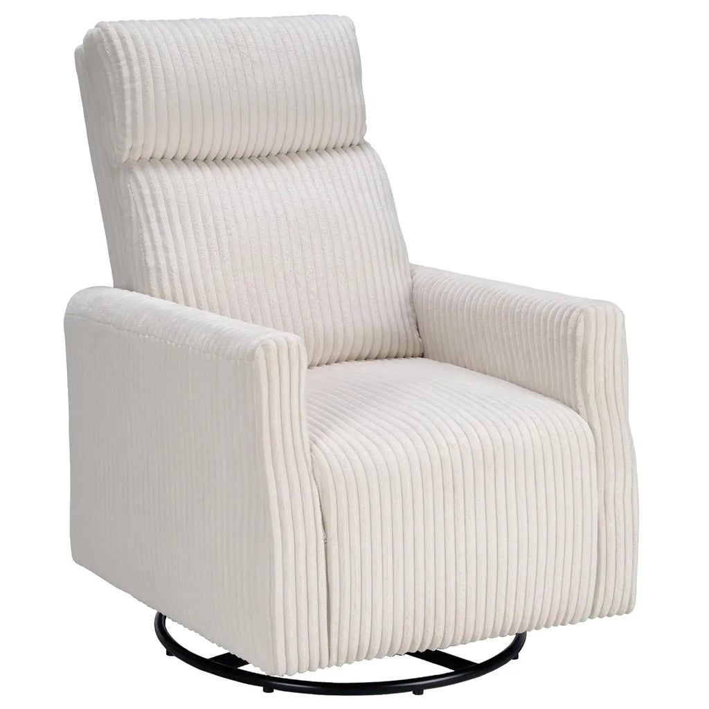 High-Back Swivel Rocker Nursery Chair
