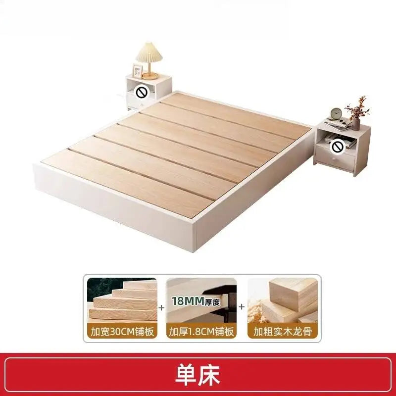 Bed Frame Sturdy Slat Easy Assembly