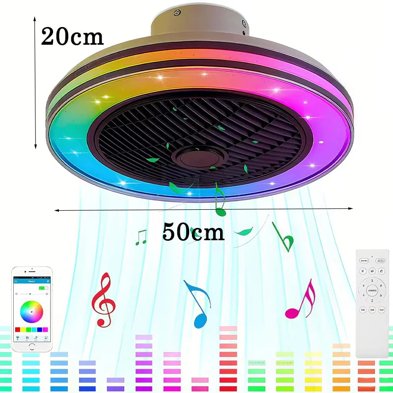 RGB Dimmable Ceiling Fan Intelligent Remote