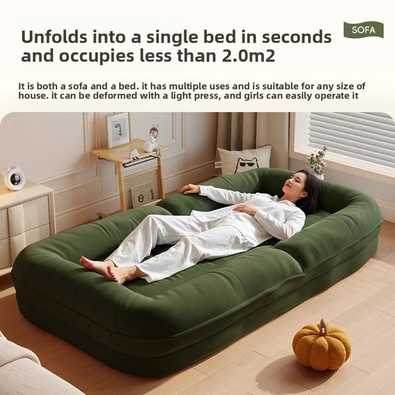 Lazy sofa reclining and sleeping tatami back recliner