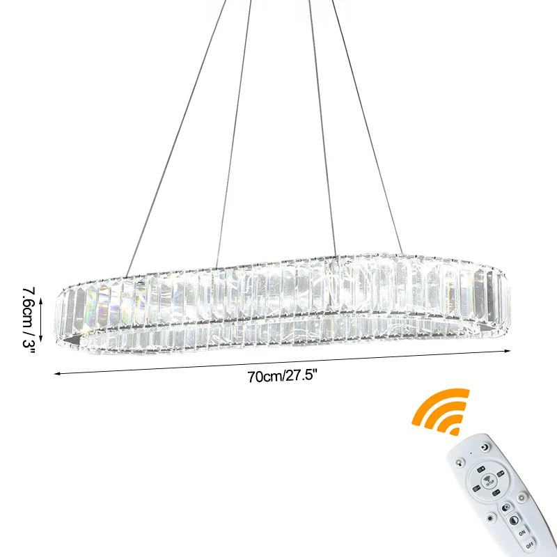 Modern Crystal Rings Led Chandelier