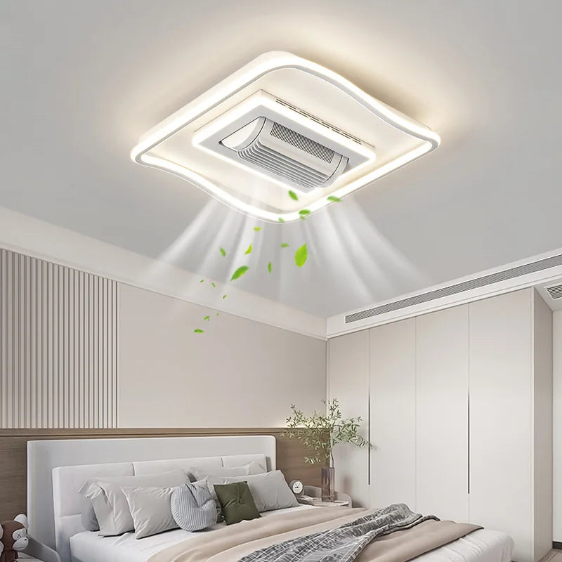 Bladeless Ceiling Fan With LED Remote