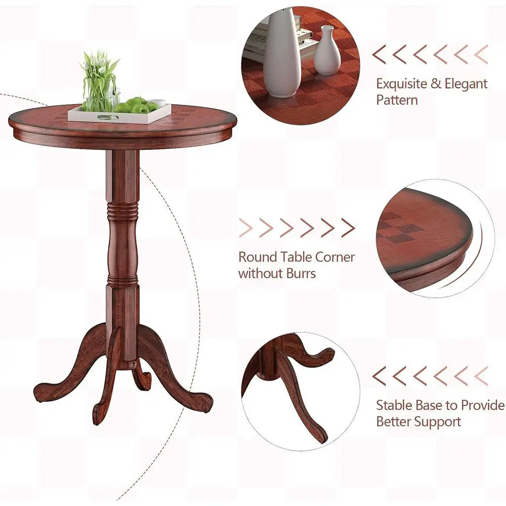 Round Bar Table and Stools