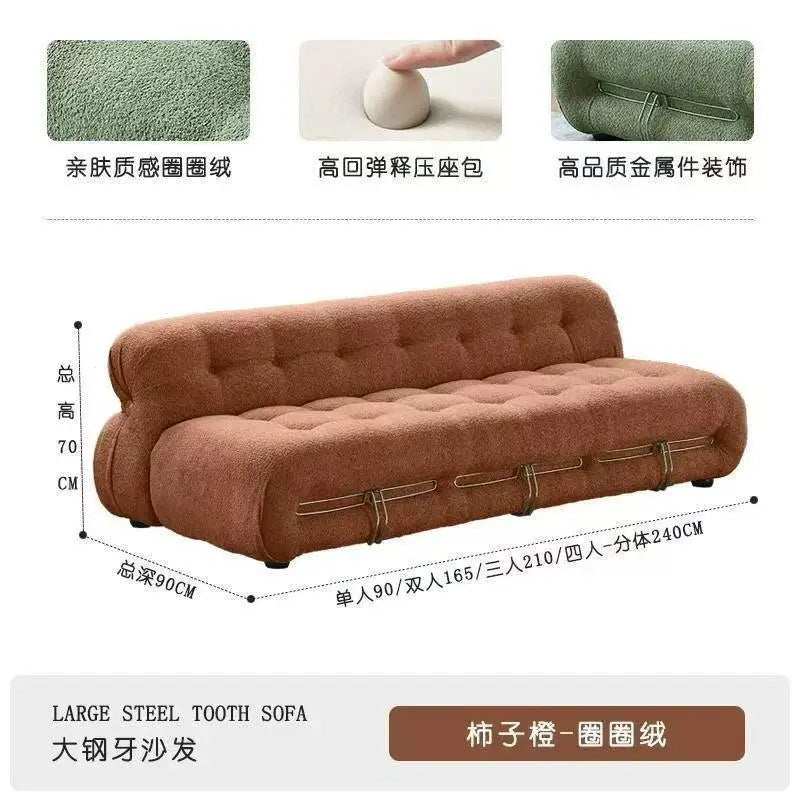 Nordic designer fabric sofa
