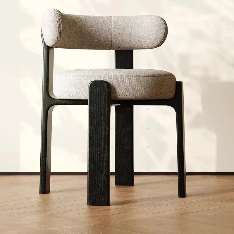 Solid Wood Dining Room Backrest Chairs