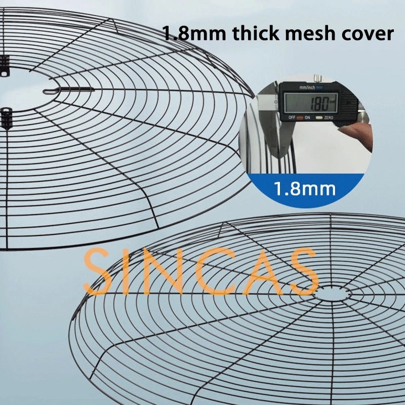 Wall Mounted Industrial Fan Metal Blade High Velocity Fan Wired Remote Control